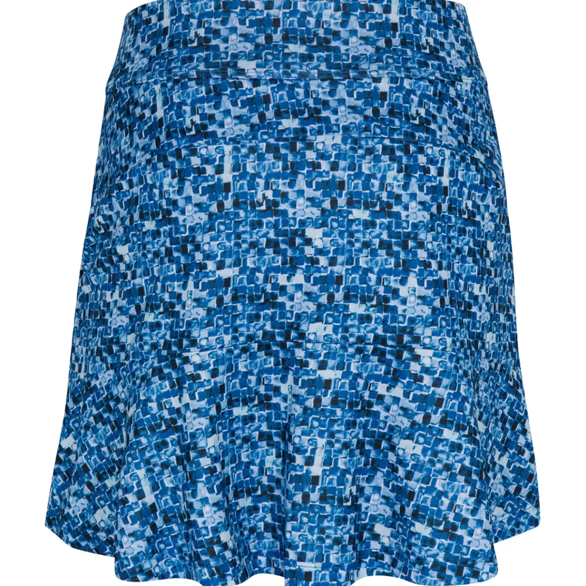 Best Sale Greg Norman Ladies Tile Print Pull-On Golf Skort