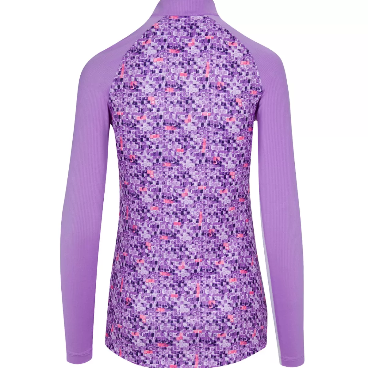 Shop Greg Norman Ladies Tile Print Quarter Zip Golf Mid Layer