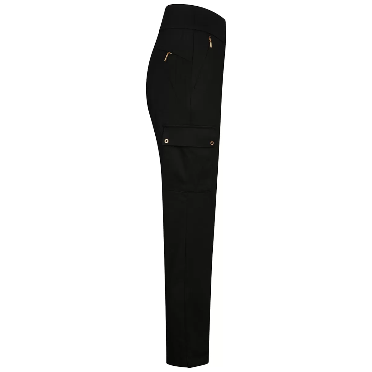 New Greg Norman Ladies Trek Pull-On Stretch Golf Trousers Black
