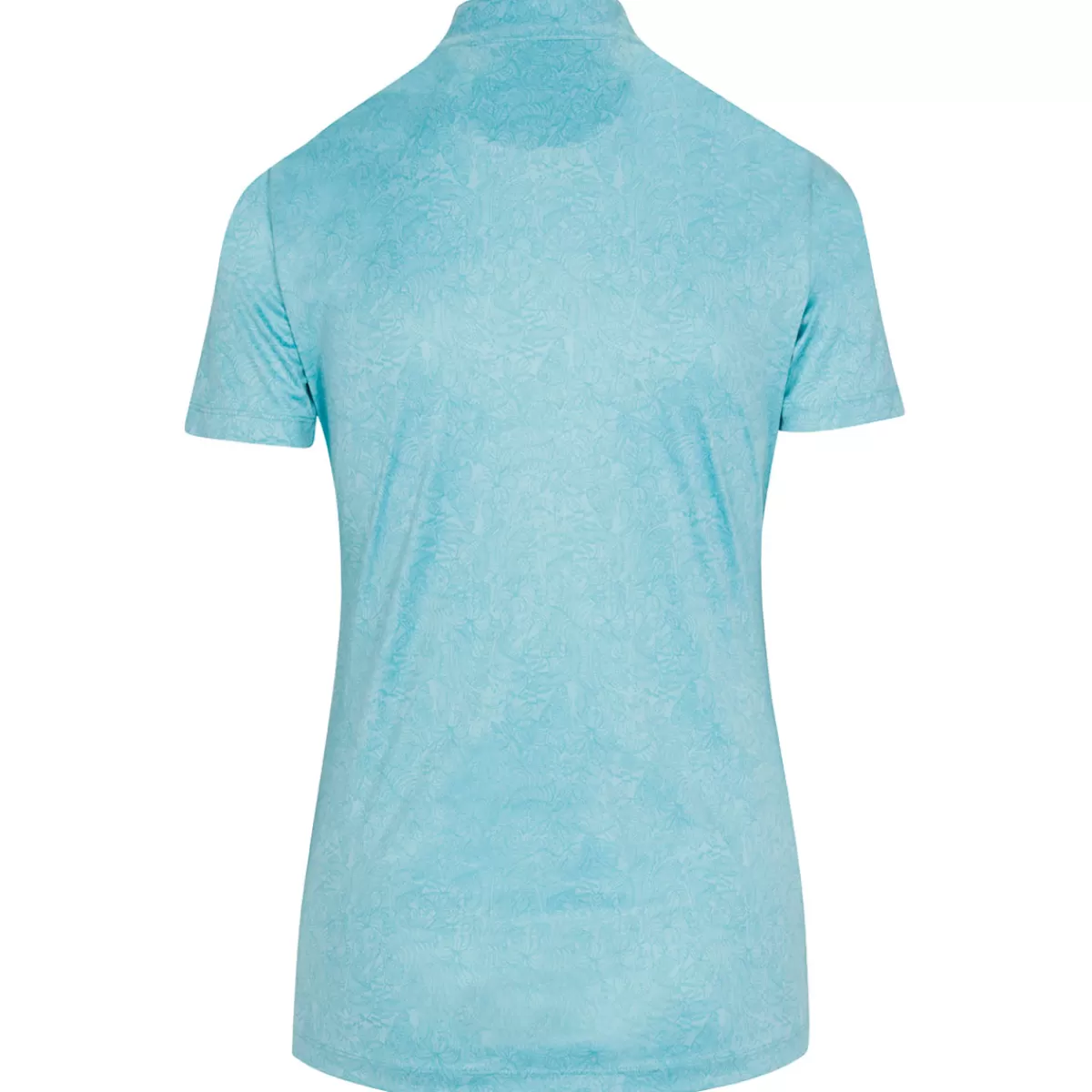 Shop Greg Norman Ladies Tropical Menagerie Zip Golf Polo Shirt
