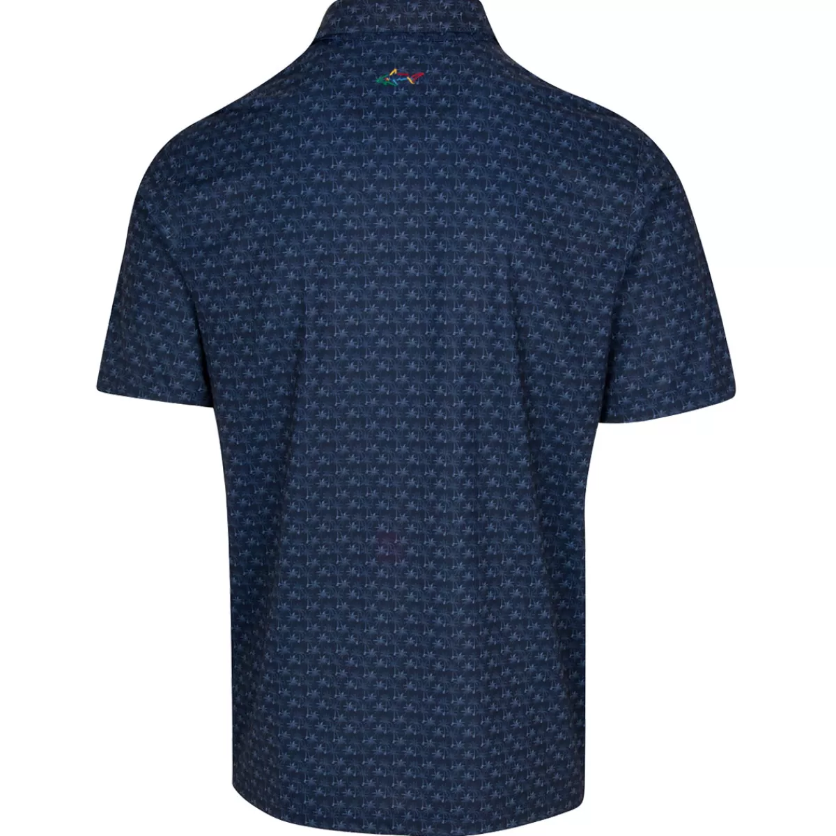 Clearance Men's Freedom Micro Pique Palm Print Golf Polo Shirt Men Men's Golf Polo Shirts