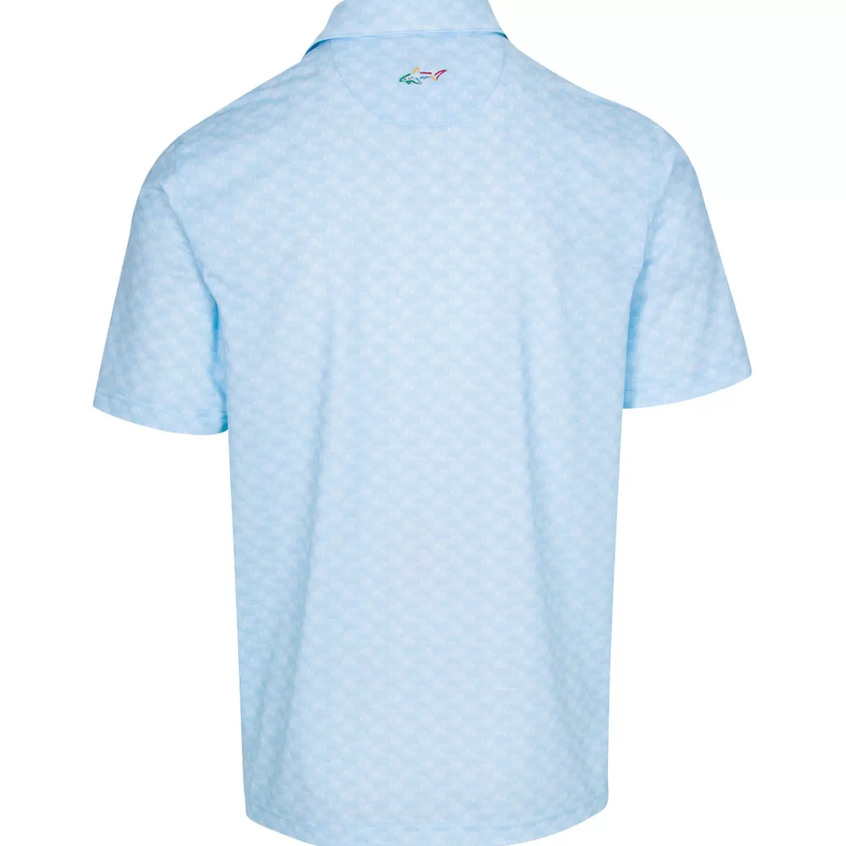 New Men's Freedom Micro Pique Palm Print Golf Polo Shirt Men Men's Golf Polo Shirts