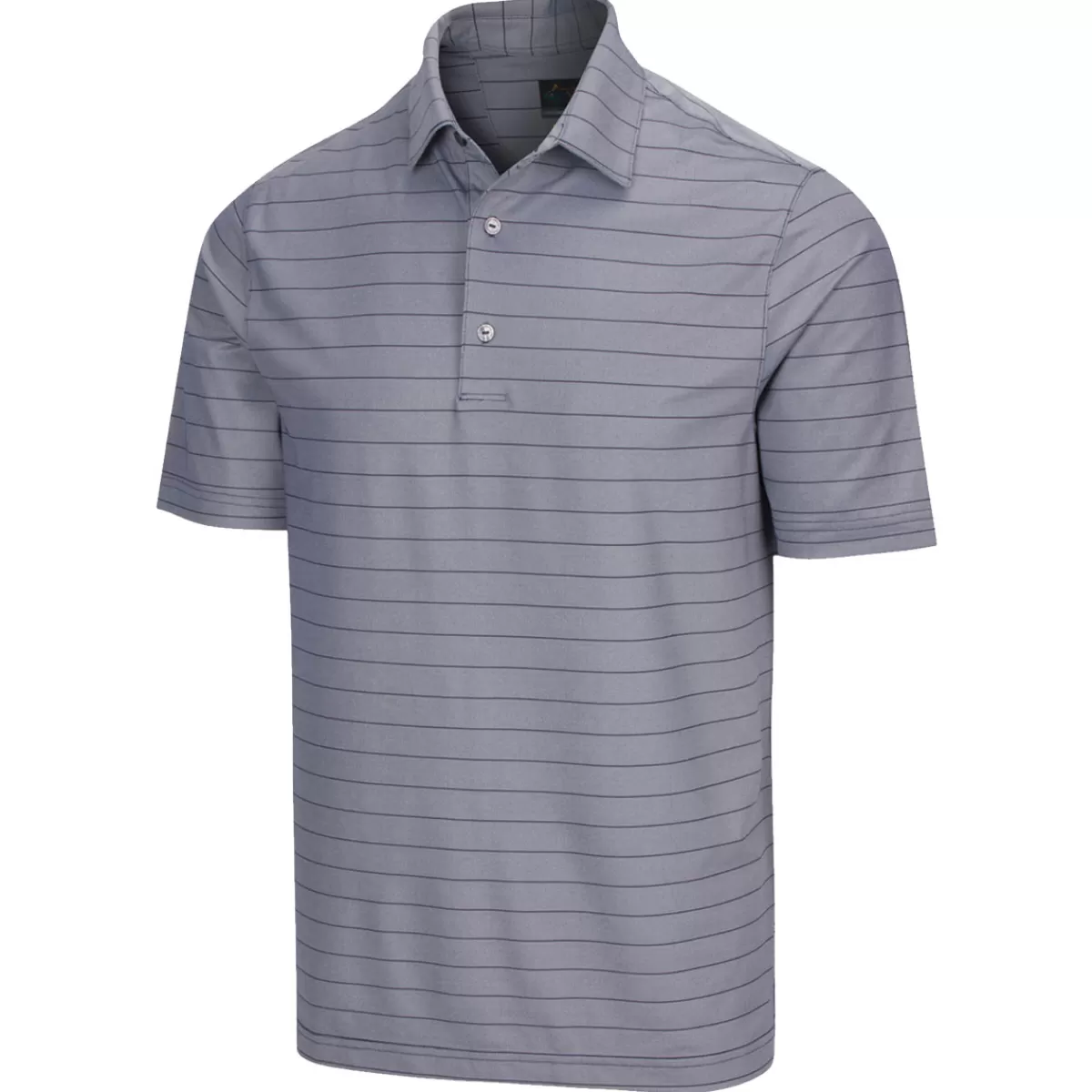 New Men's Freedom Micro Pique Stripe Upf Golf Polo Shirt Men Men's Golf Polo Shirts