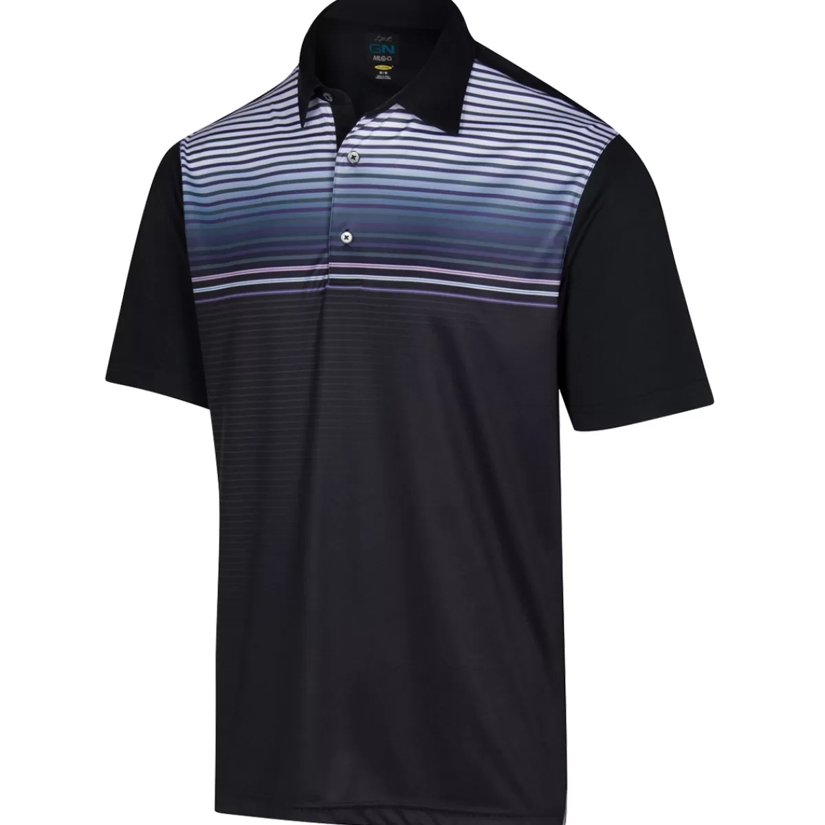 Hot Greg Norman Men's Glacier Ml75 Golf Polo Shirt Black