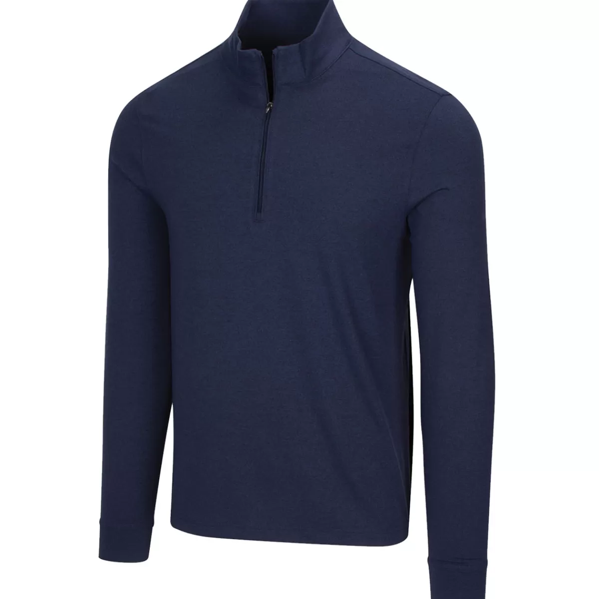 Store Men's Heather Half Zip Golf Midlayer Men Men's Golf Sweaters