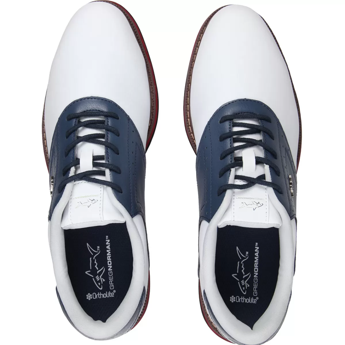 Cheap Greg Norman Men's Isa Tour 2 Waterproof Spikeless Golf Shoes