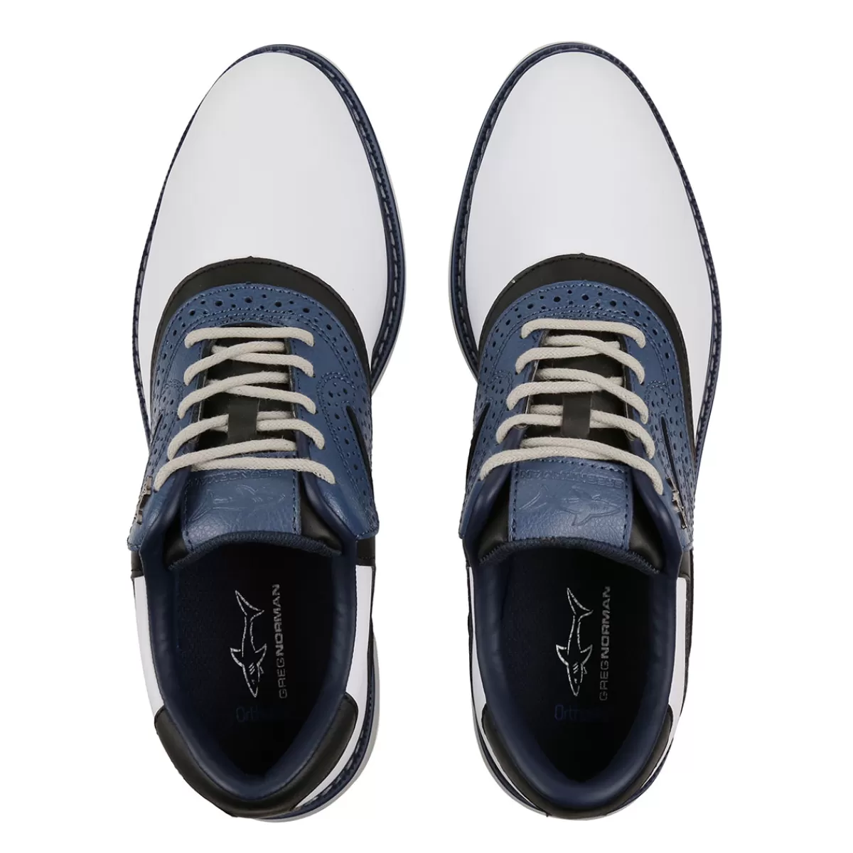 Online Greg Norman Men's Isa Tour Waterproof Spiked Golf Shoes