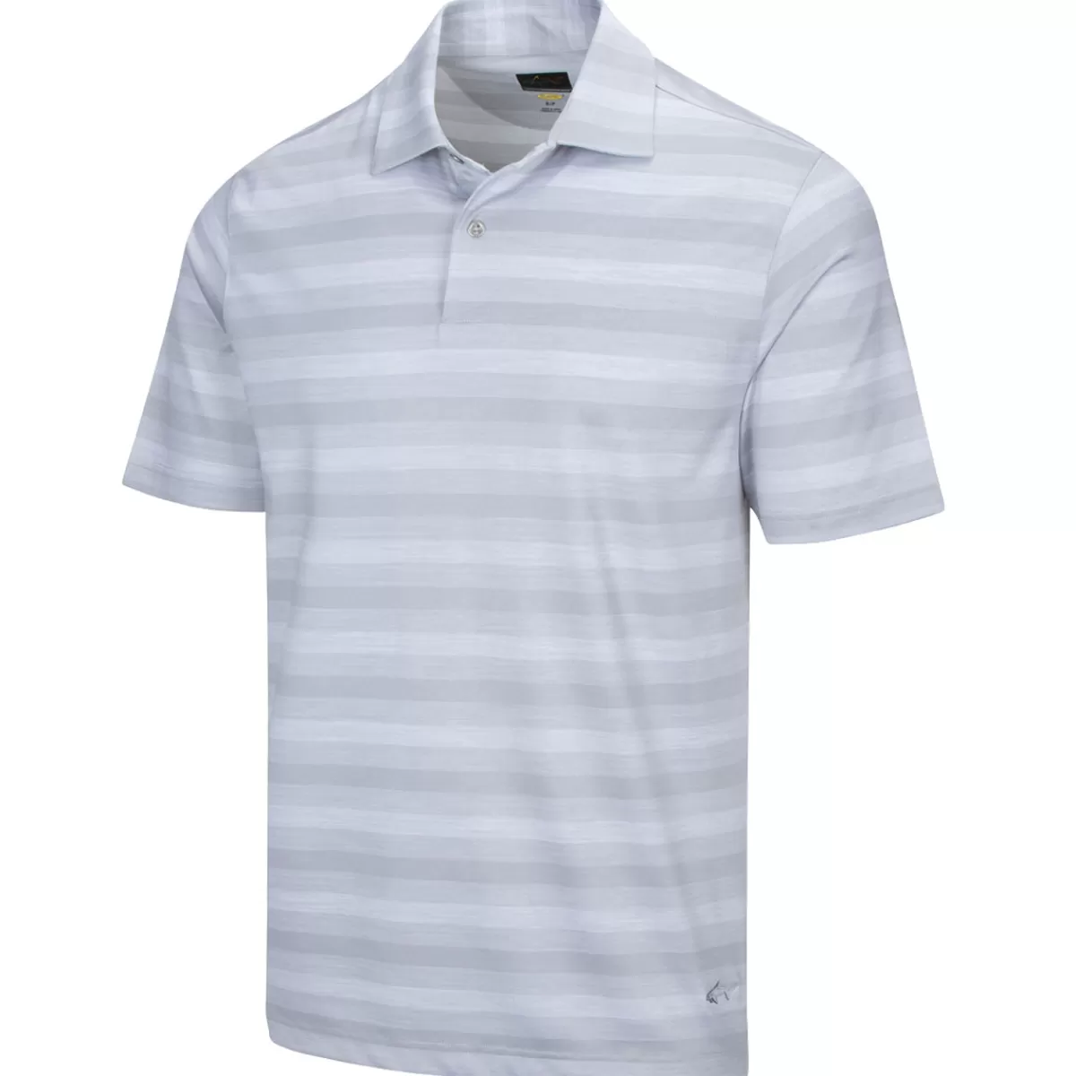Cheap Men's Lab Heathered Stripe Stretch Golf Polo Shirt Men Men's Golf Polo Shirts