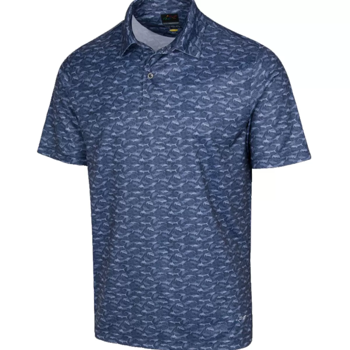 Fashion Men's Lab Shark Shadow Golf Polo Shirt Men Men's Golf Polo Shirts