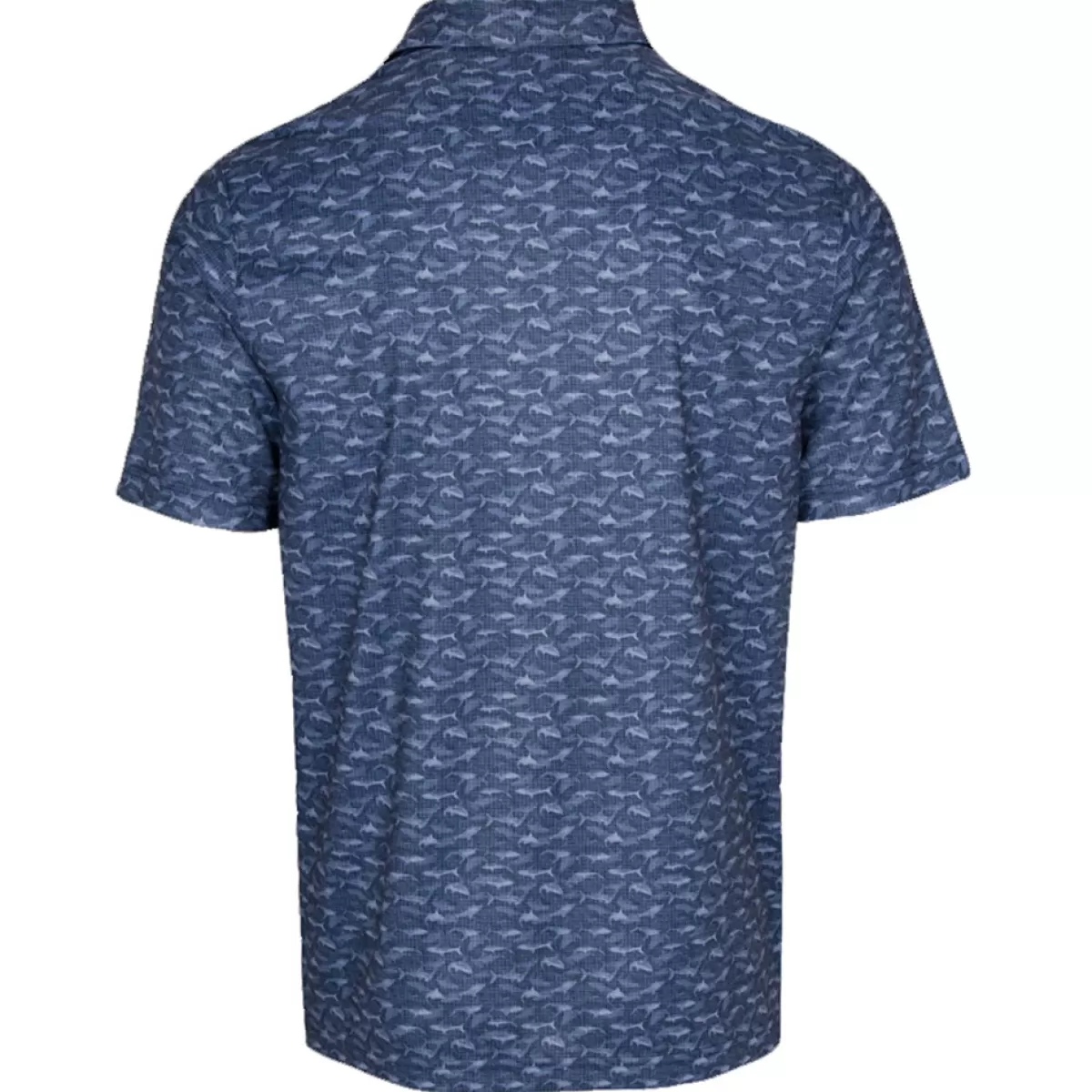 Best Sale Greg Norman Men's Lab Shark Shadow Golf Polo Shirt