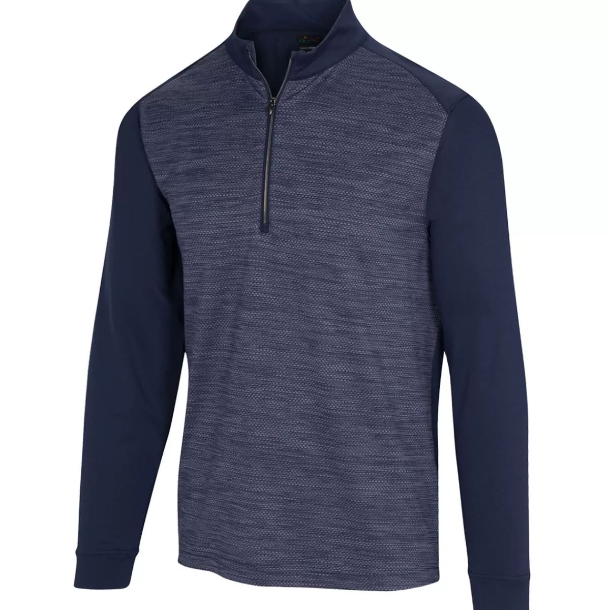 Shop Men's Long Sleeve Dimple Half Zip Golf Midlayer Men Men's Golf Sweaters