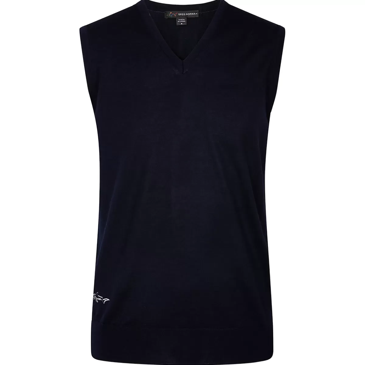 Outlet Men's Merino Sweater Golf Vest Men Men's Golf Sweaters