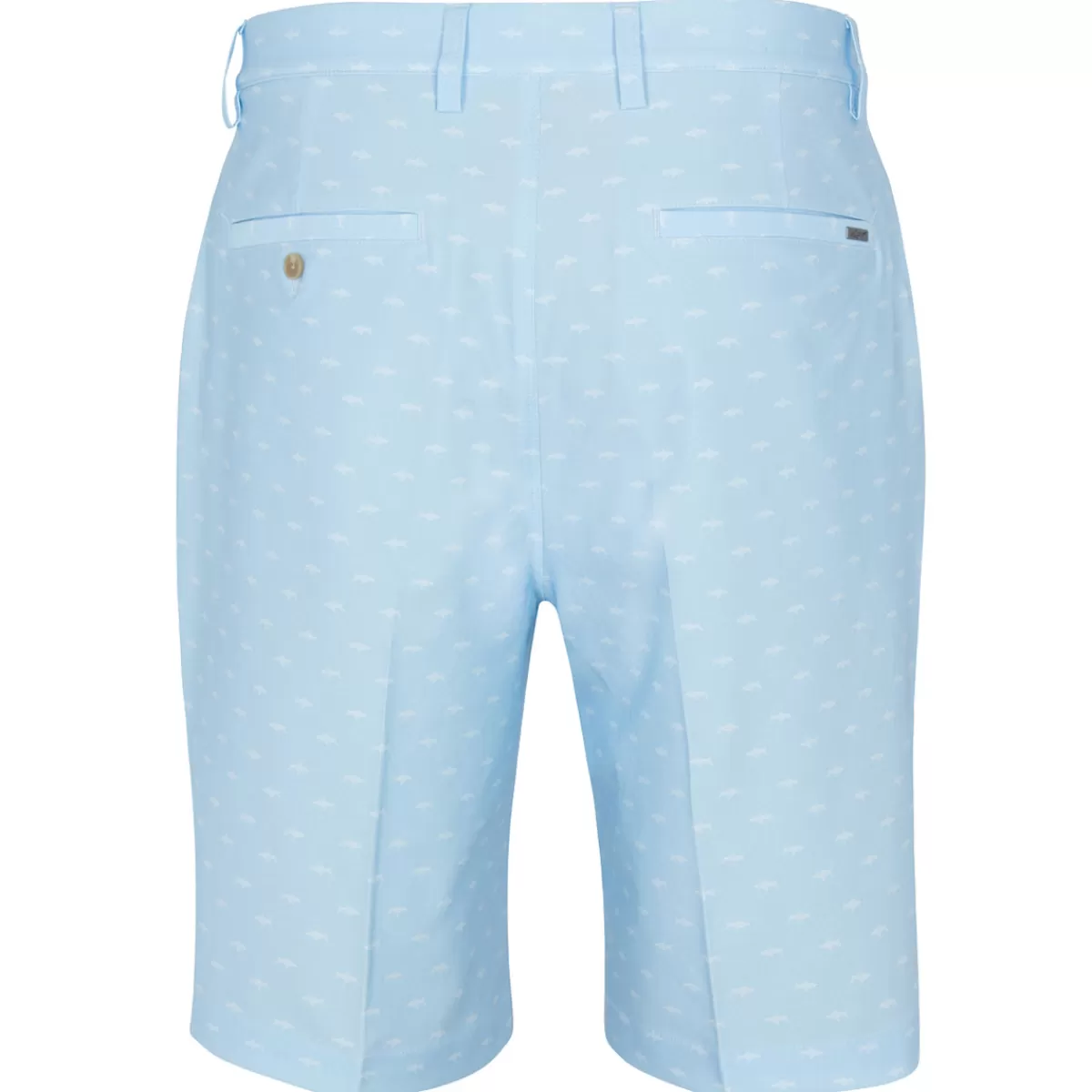 Best Men's Microlux Hybrid Shark Print Golf Shorts Men Men's Golf Shorts