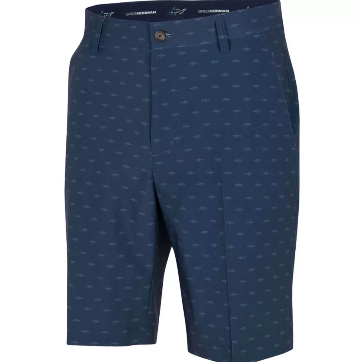 Best Men's Microlux Hybrid Shark Print Golf Shorts Men Men's Golf Shorts