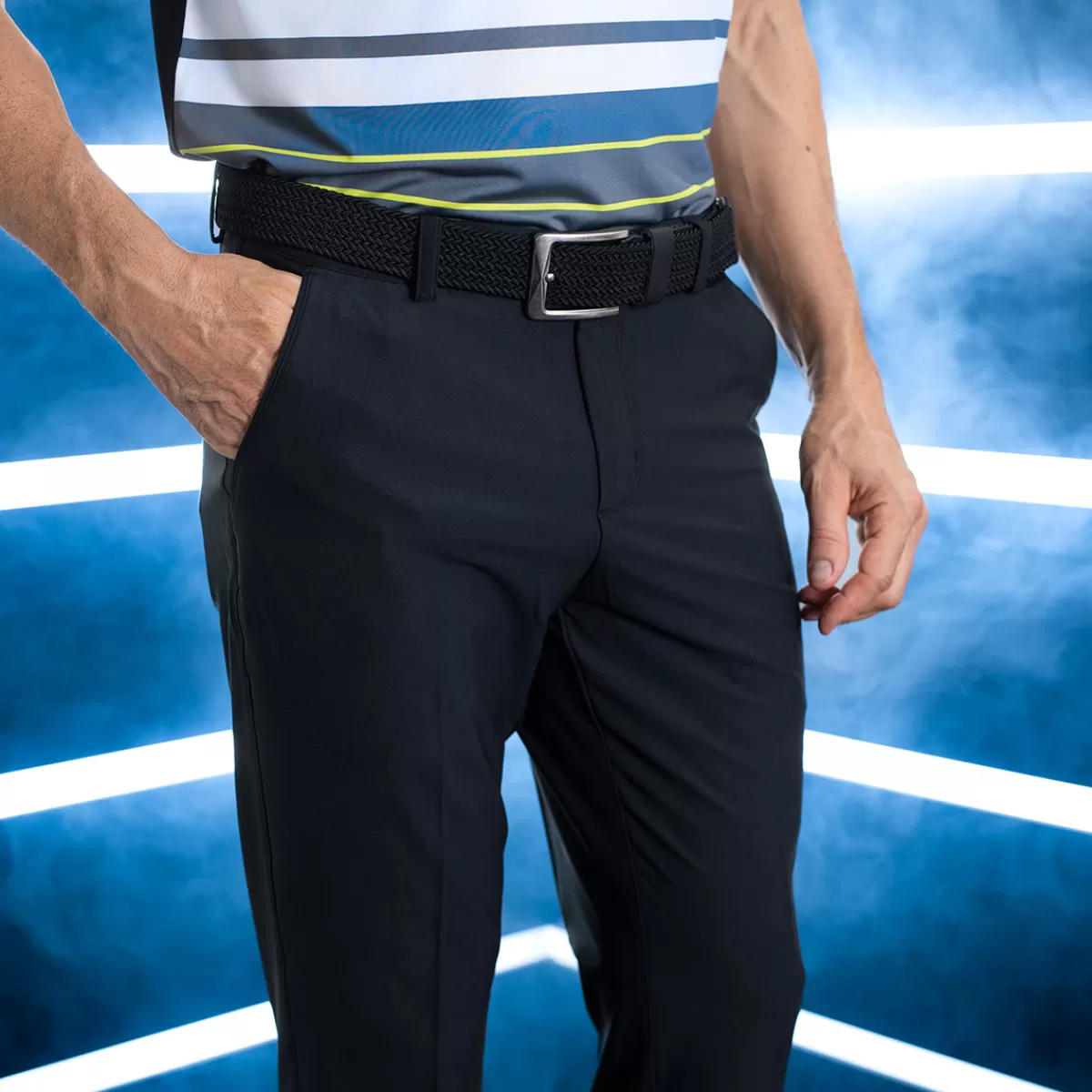 New Men's Ml75 Microlux Stretch Golf Trousers Men Men's Golf Trousers