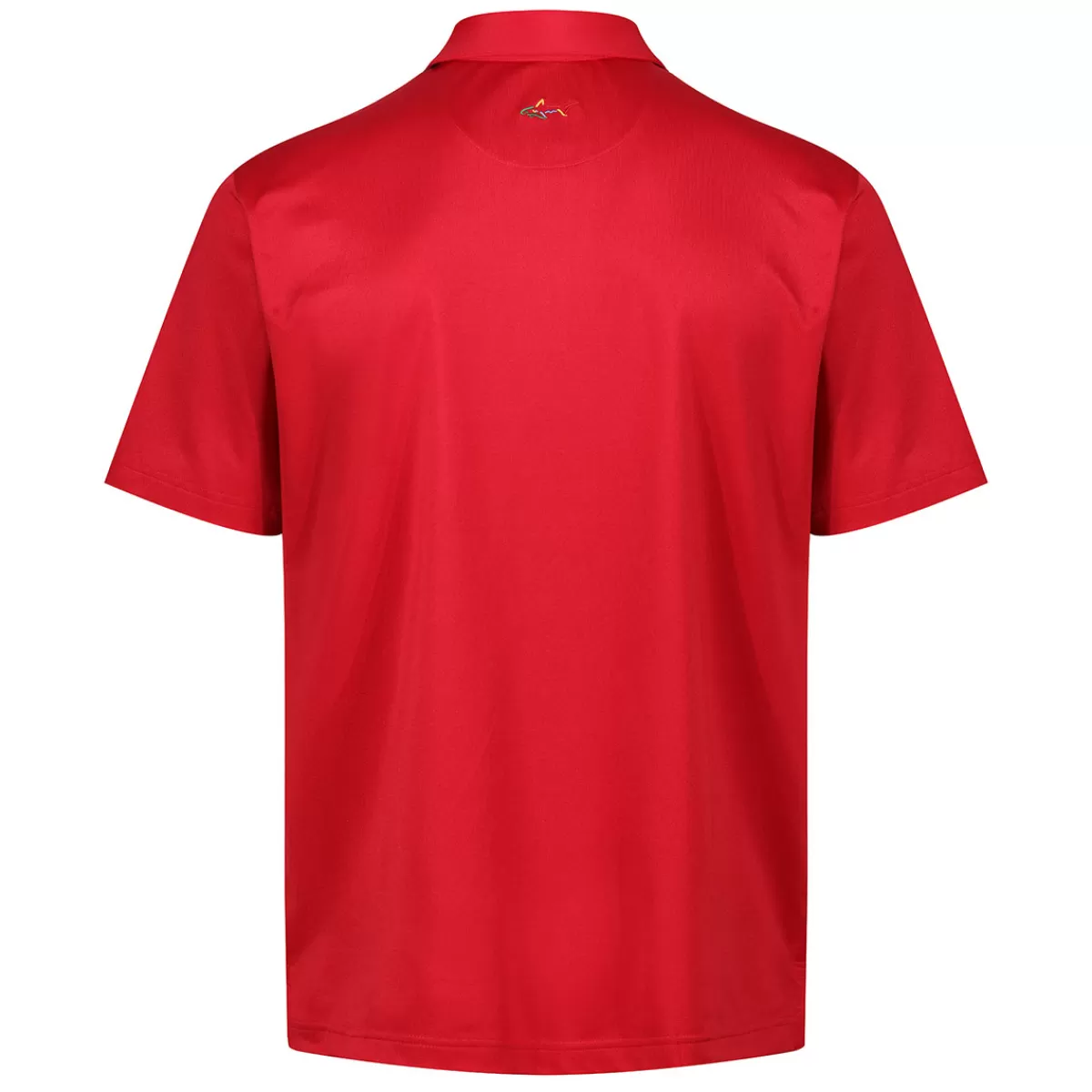 Store Greg Norman Men's Neck Logo Stretch Golf Polo Shirt
