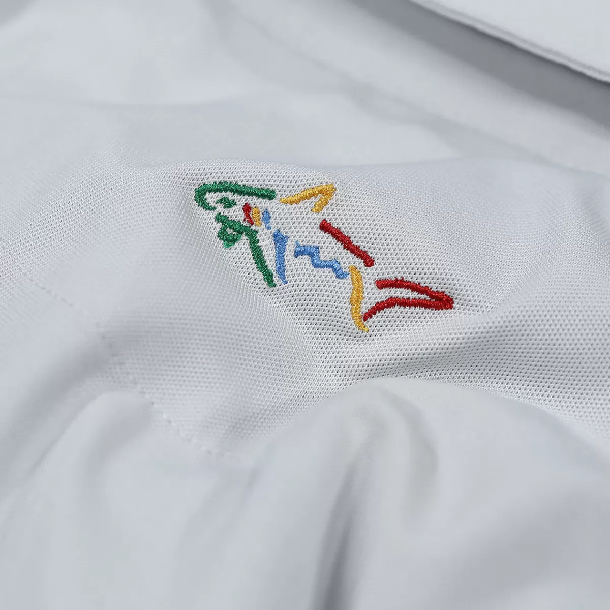 Cheap Greg Norman Men's Neck Logo Stretch Golf Polo Shirt