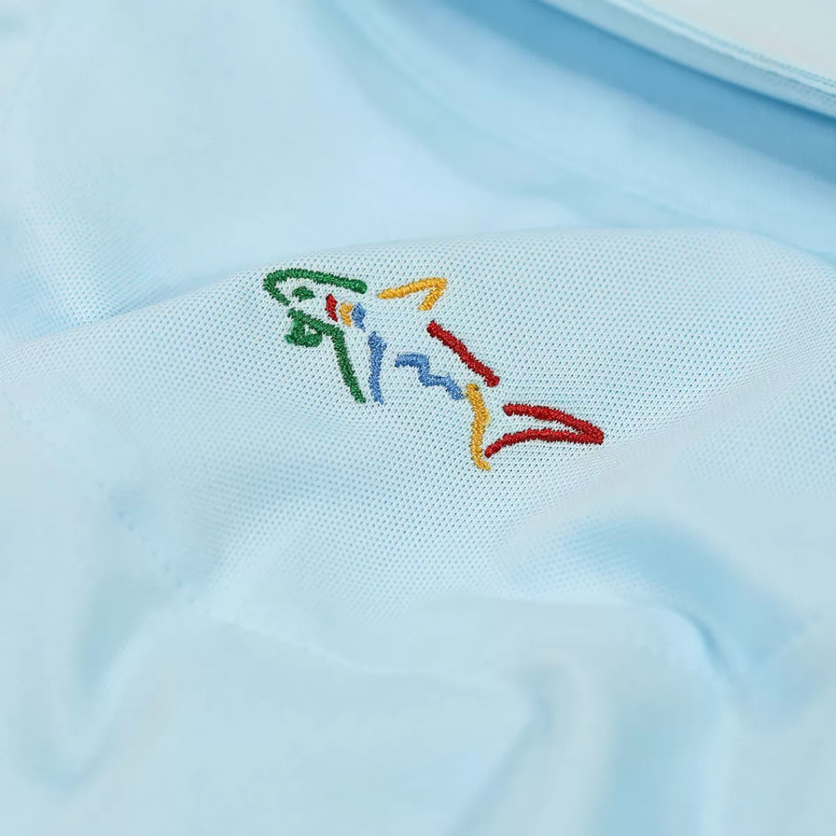 Store Greg Norman Men's Neck Logo Stretch Golf Polo Shirt