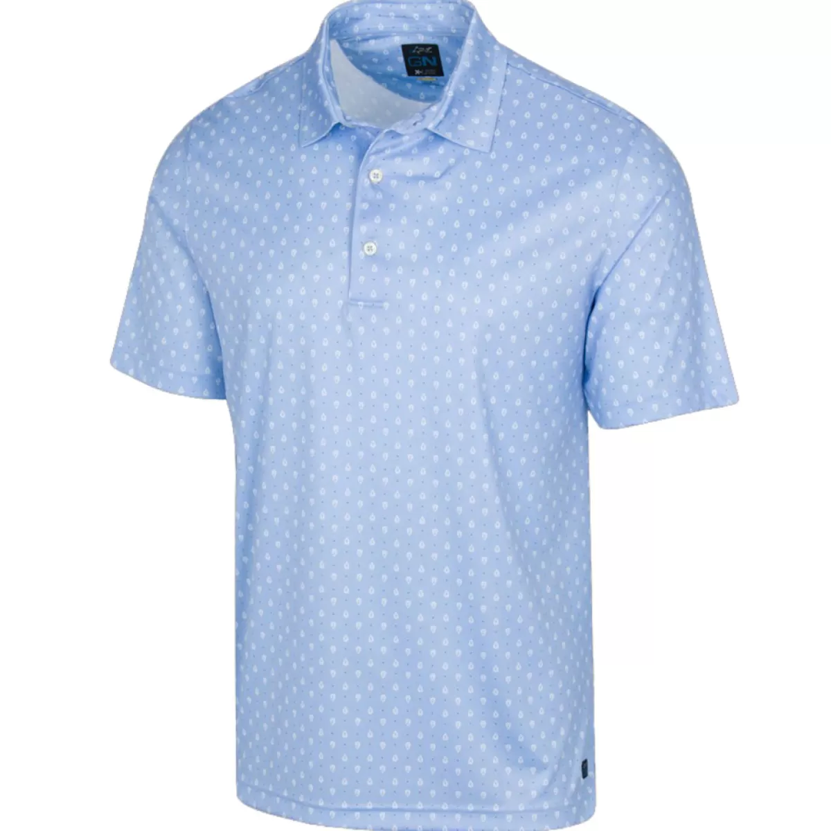 Sale Greg Norman Men's Paisley Foulard Golf Polo Shirt