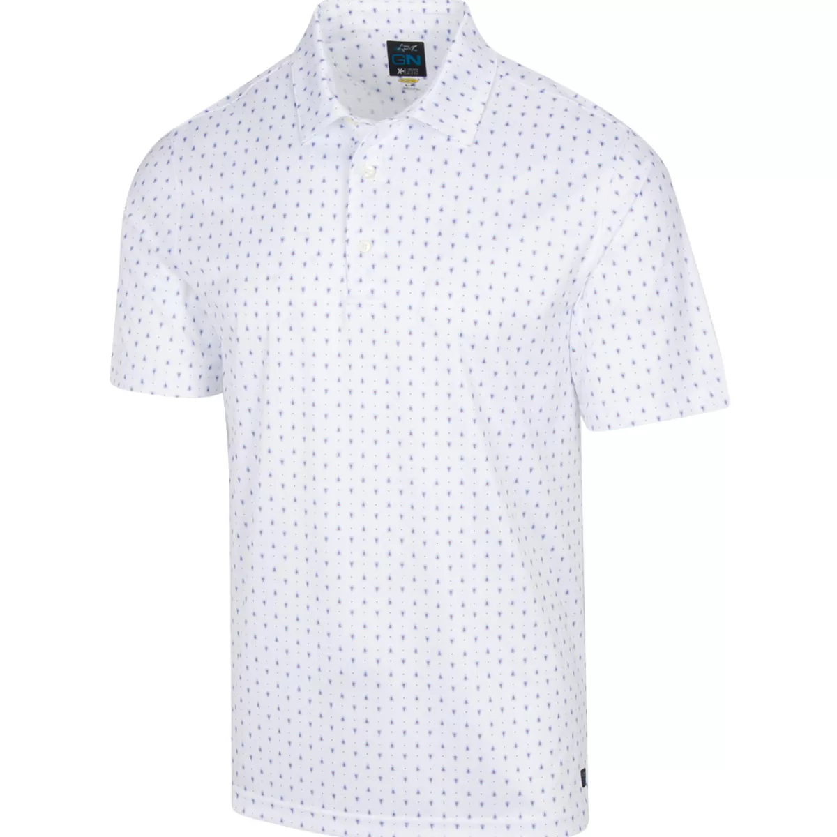 Sale Greg Norman Men's Paisley Foulard Golf Polo Shirt