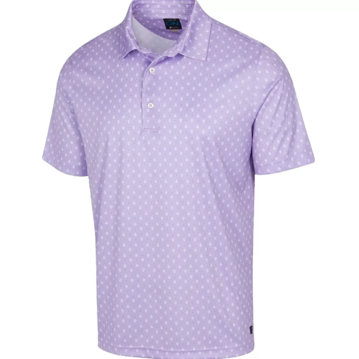 Fashion Greg Norman Men's Paisley Foulard Golf Polo Shirt