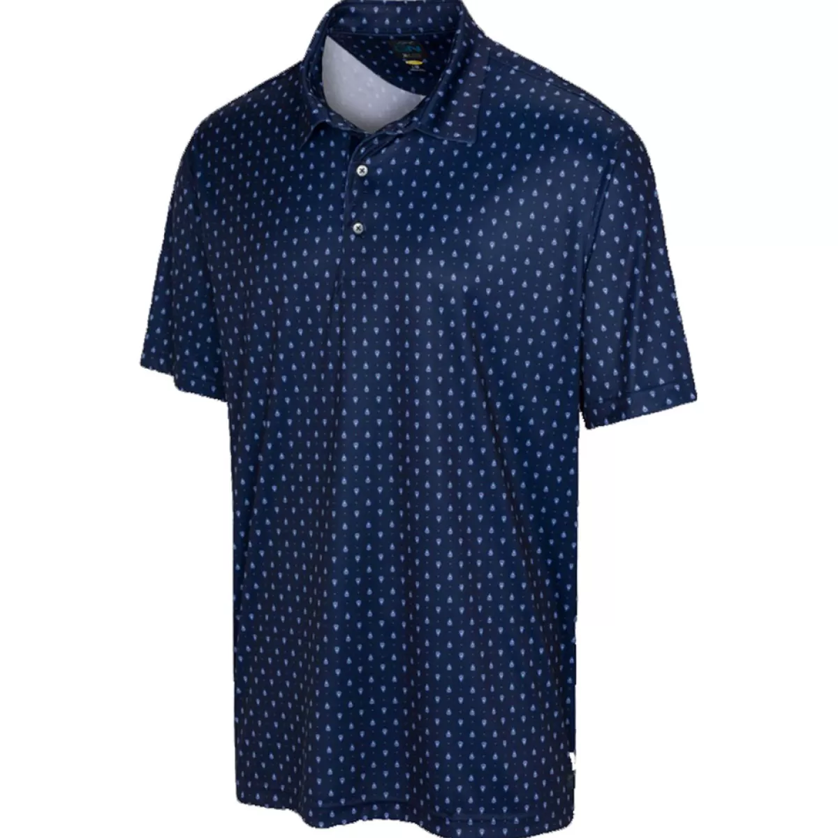 Clearance Men's Paisley Foulard Golf Polo Shirt Men Men's Golf Polo Shirts