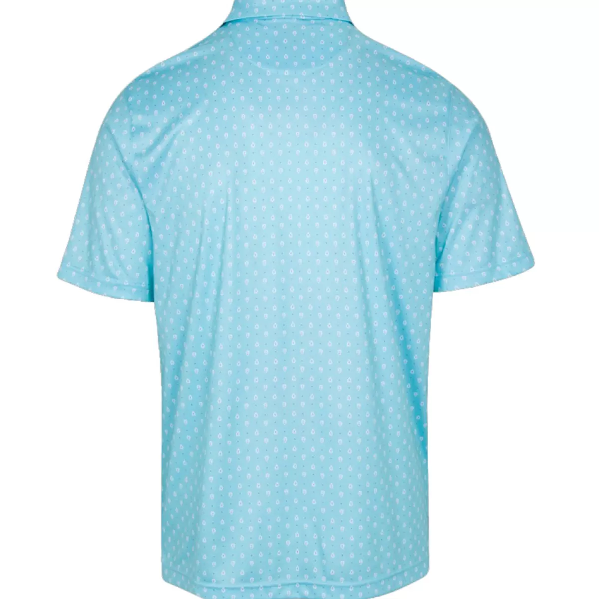 New Greg Norman Men's Paisley Foulard Golf Polo Shirt