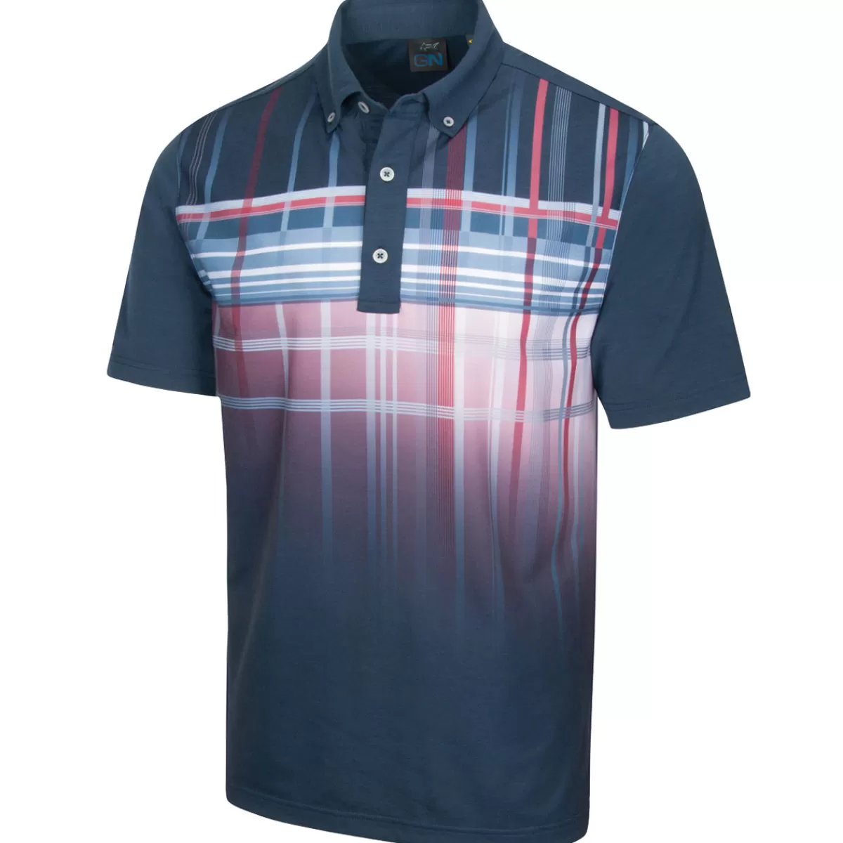 Discount Greg Norman Men's Patriot Stretch Golf Polo Shirt Midnight