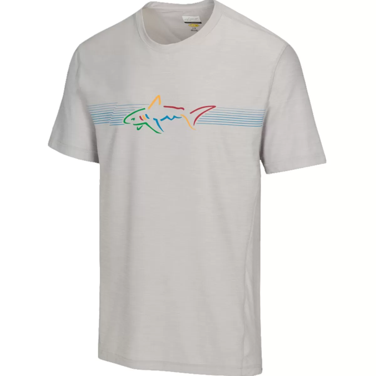 Cheap Men's Performance Shark Golf T-Shirt Men Men's Golf T-Shirts