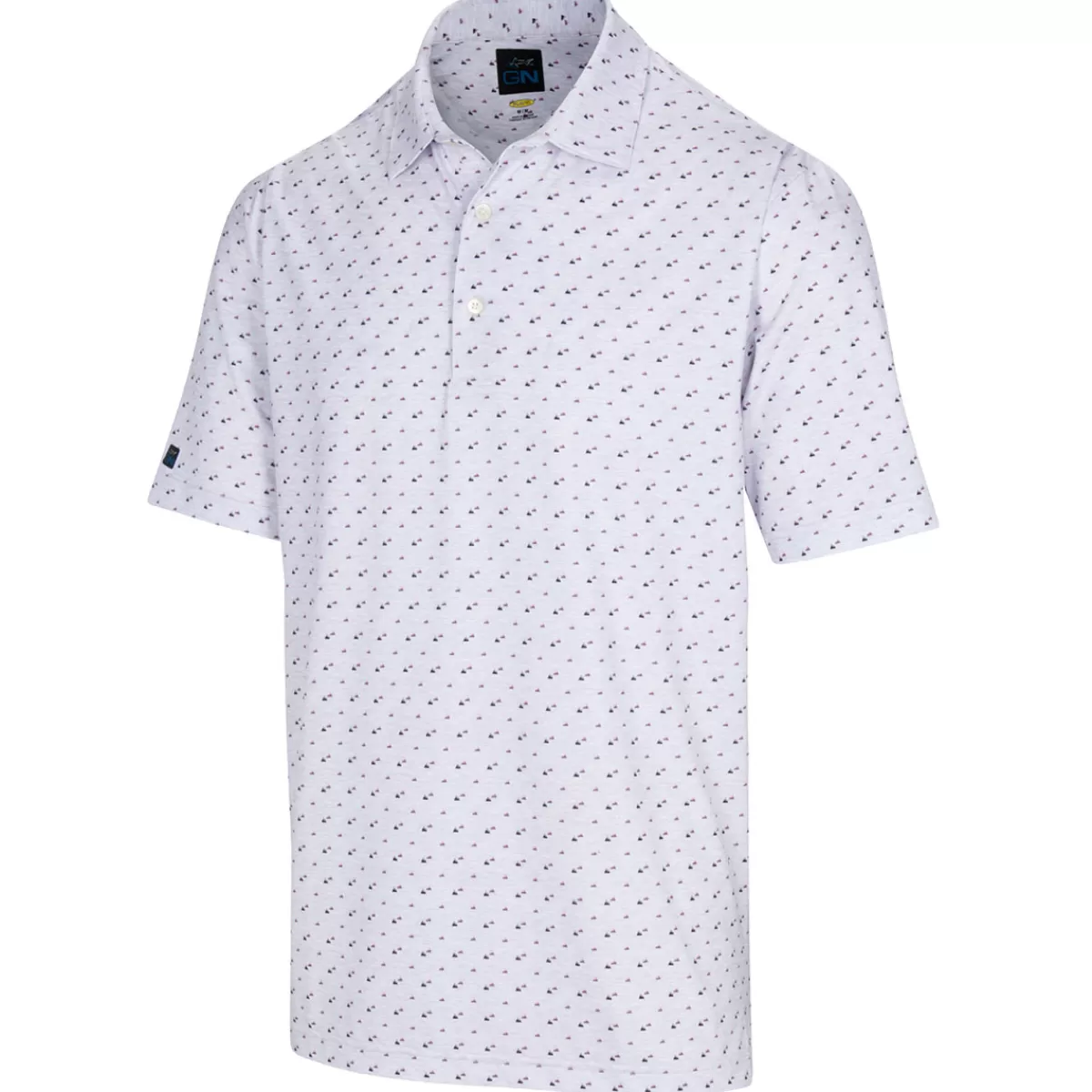 Outlet Greg Norman Men's Rocky Stretch Golf Polo Shirt Shark Grey Heather