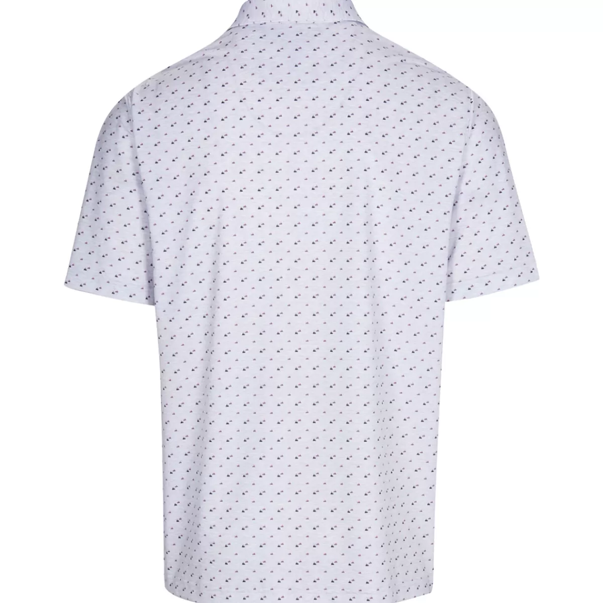 Outlet Greg Norman Men's Rocky Stretch Golf Polo Shirt Shark Grey Heather