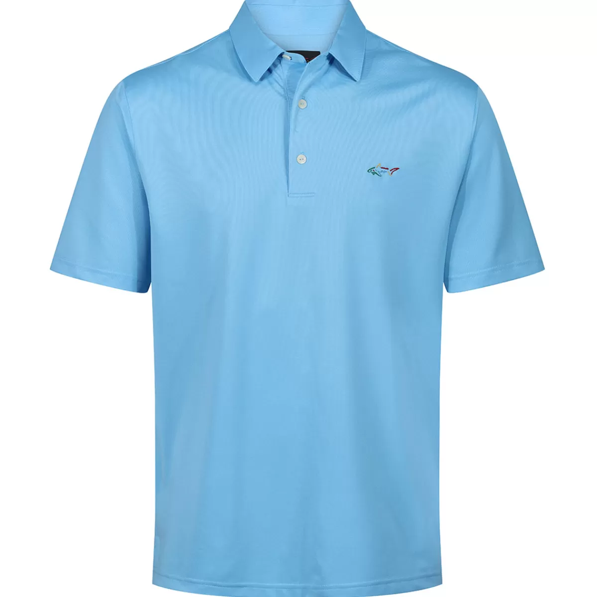 Cheap Greg Norman Men's Shark Logo Golf Polo Shirt