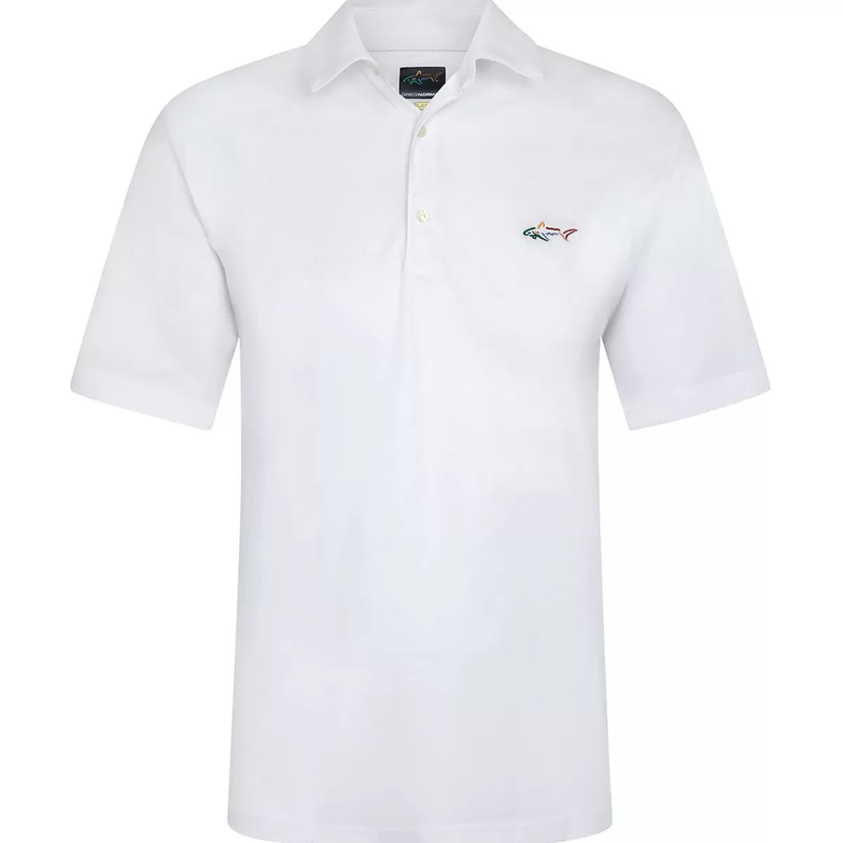 Online Greg Norman Men's Shark Logo Golf Polo Shirt