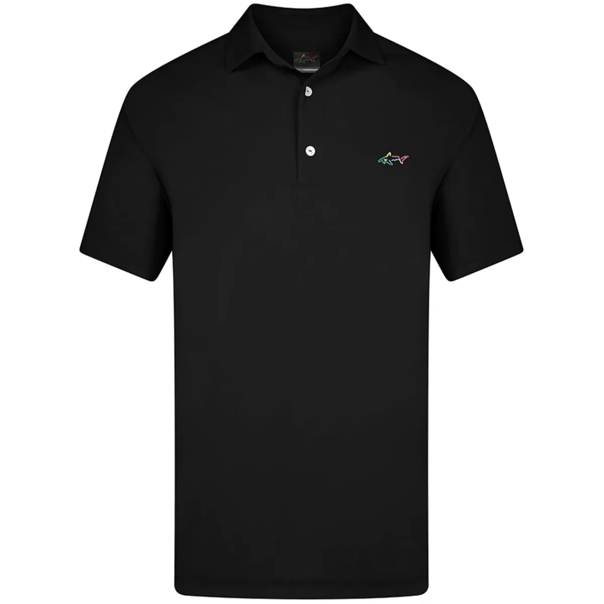 Cheap Greg Norman Men's Shark Logo Golf Polo Shirt