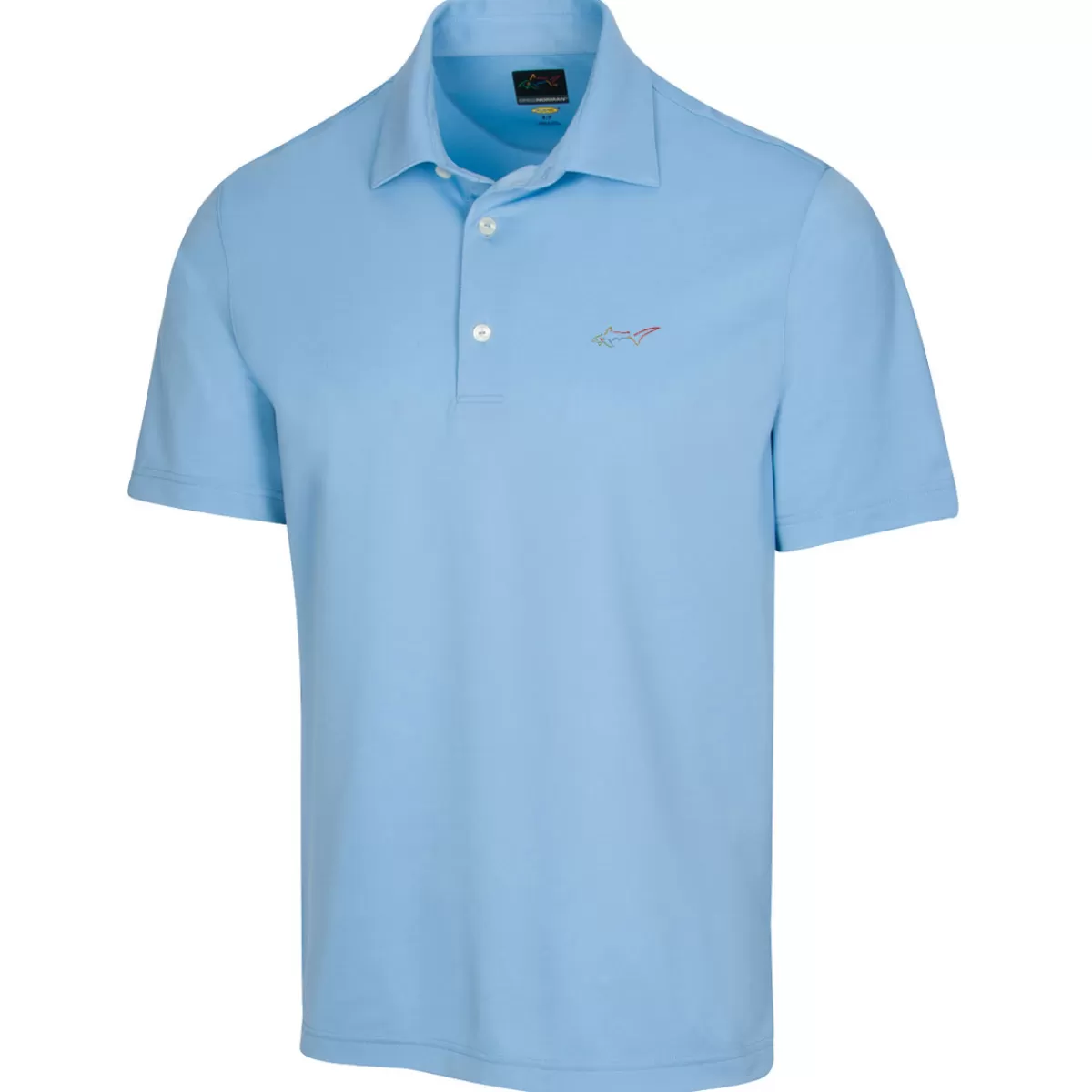 New Men's Shark Logo Golf Polo Shirt Men Men's Golf Polo Shirts
