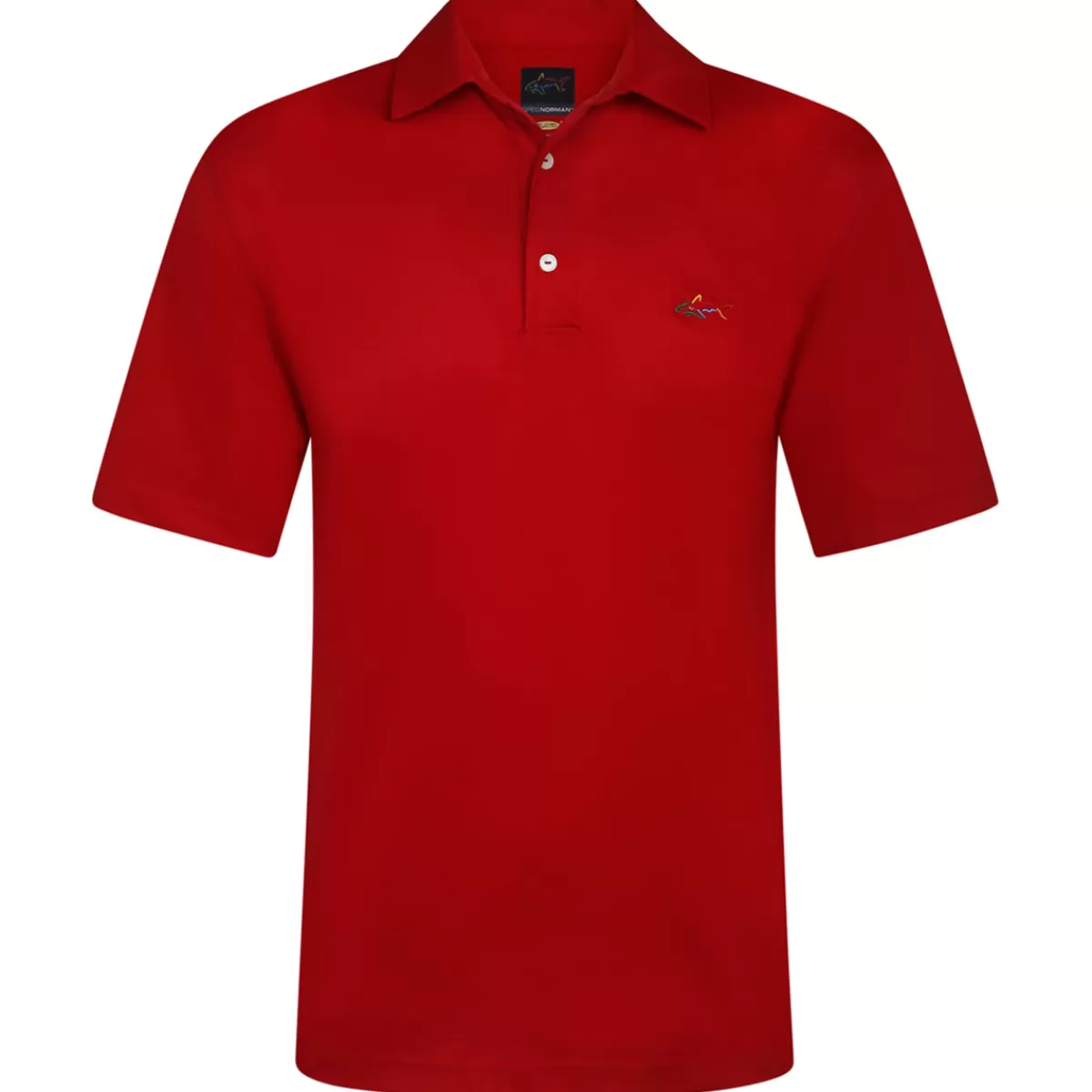 New Men's Shark Logo Golf Polo Shirt Men Men's Golf Polo Shirts