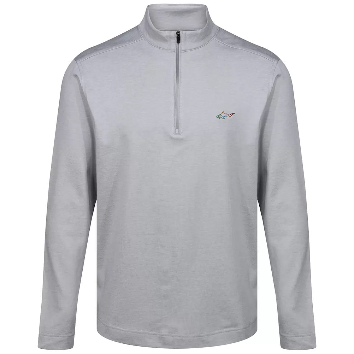Clearance Men's Tech Performance Heather Half Zip Golf Mid Layer Men Men's Golf Sweaters