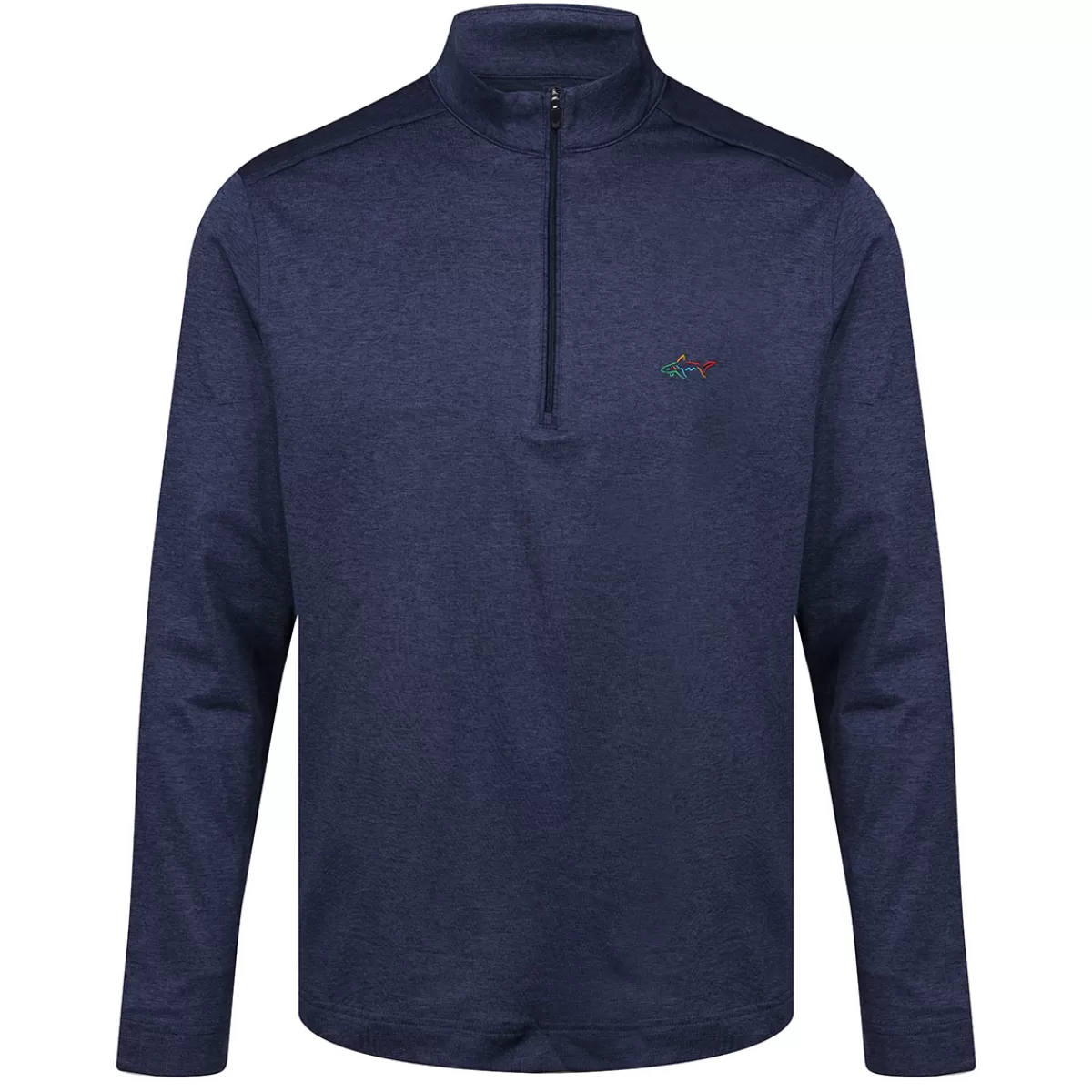 Cheap Men's Tech Performance Heather Half Zip Golf Mid Layer Men Men's Golf Sweaters