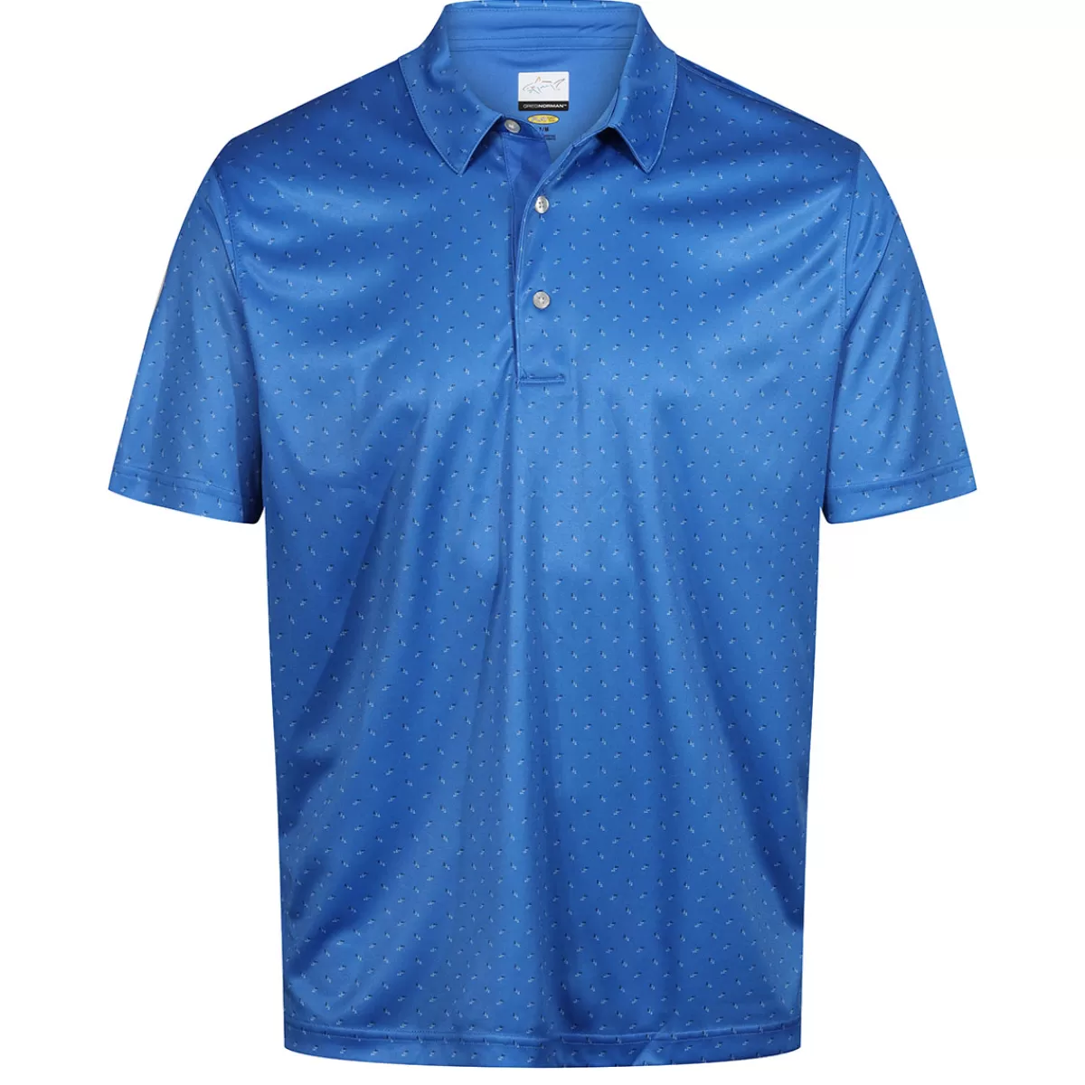 Cheap Greg Norman Men's Tee Time Golf Polo Shirt Space Blue