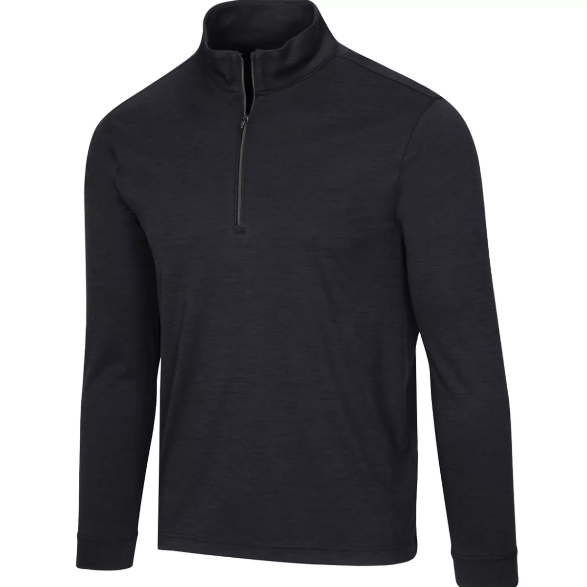 Outlet Men's Utility Half Zip Golf Midlayer Men Men's Golf Sweaters