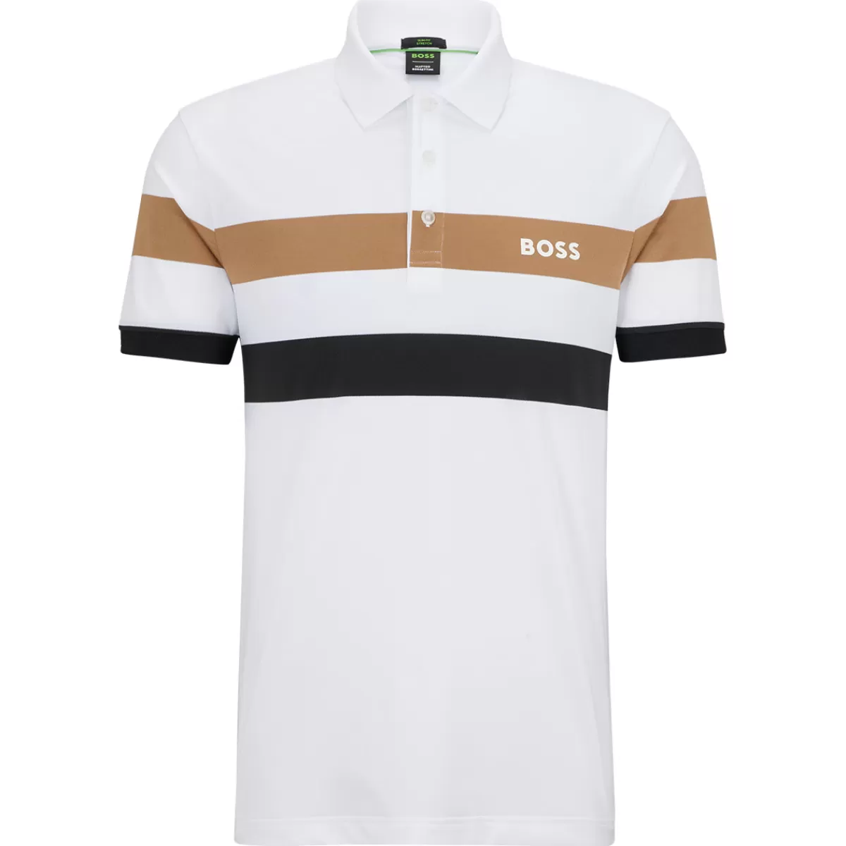 Clearance Hugo Boss Men's Patteo 9 Golf Polo Shirt White
