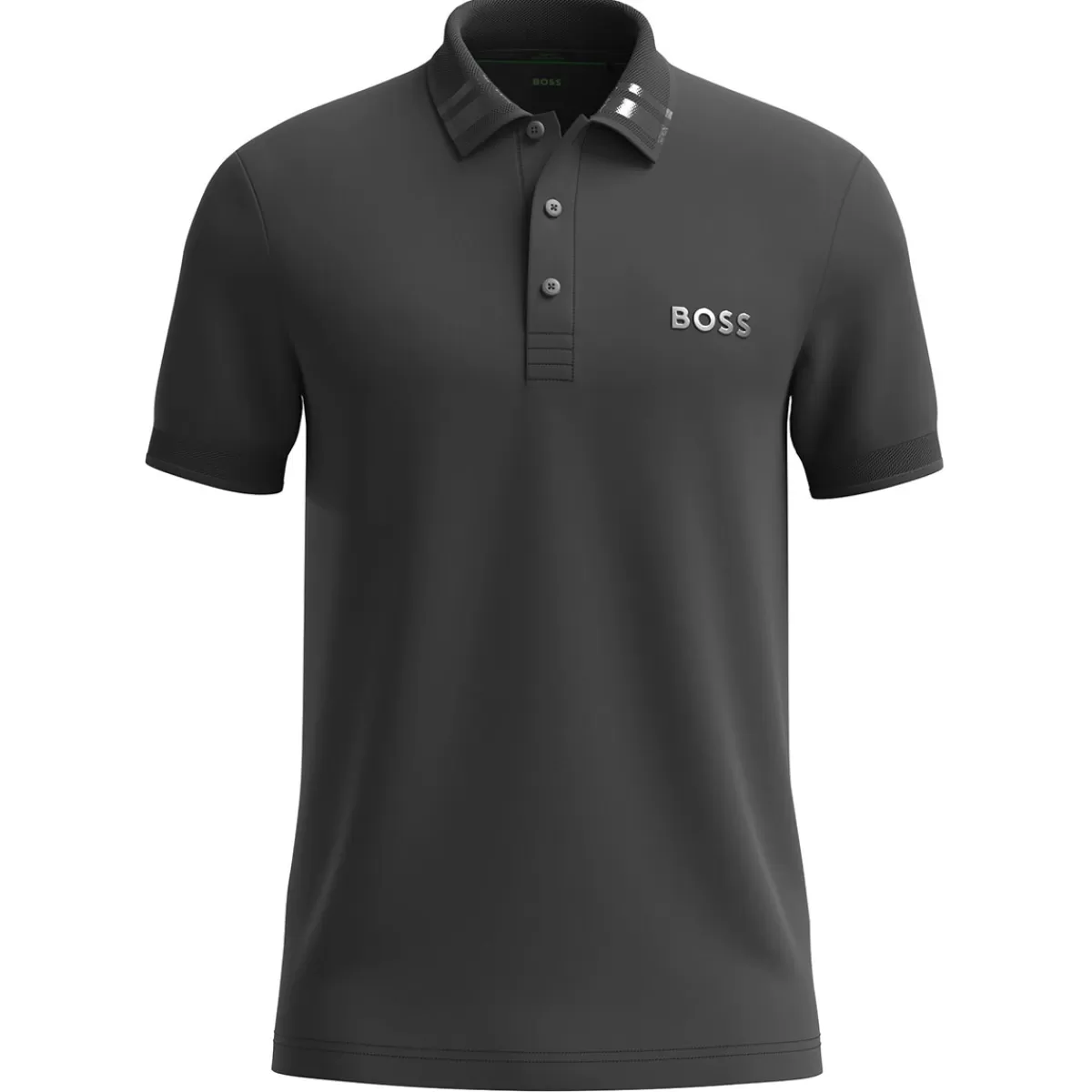 Store Hugo Boss Men's Paule Mirror Golf Polo Shirt Black