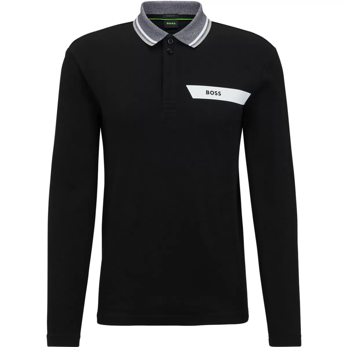 Hot Men's Plisy 1 Long Sleeve Golf Polo Shirt Men Men's Golf Polo Shirts