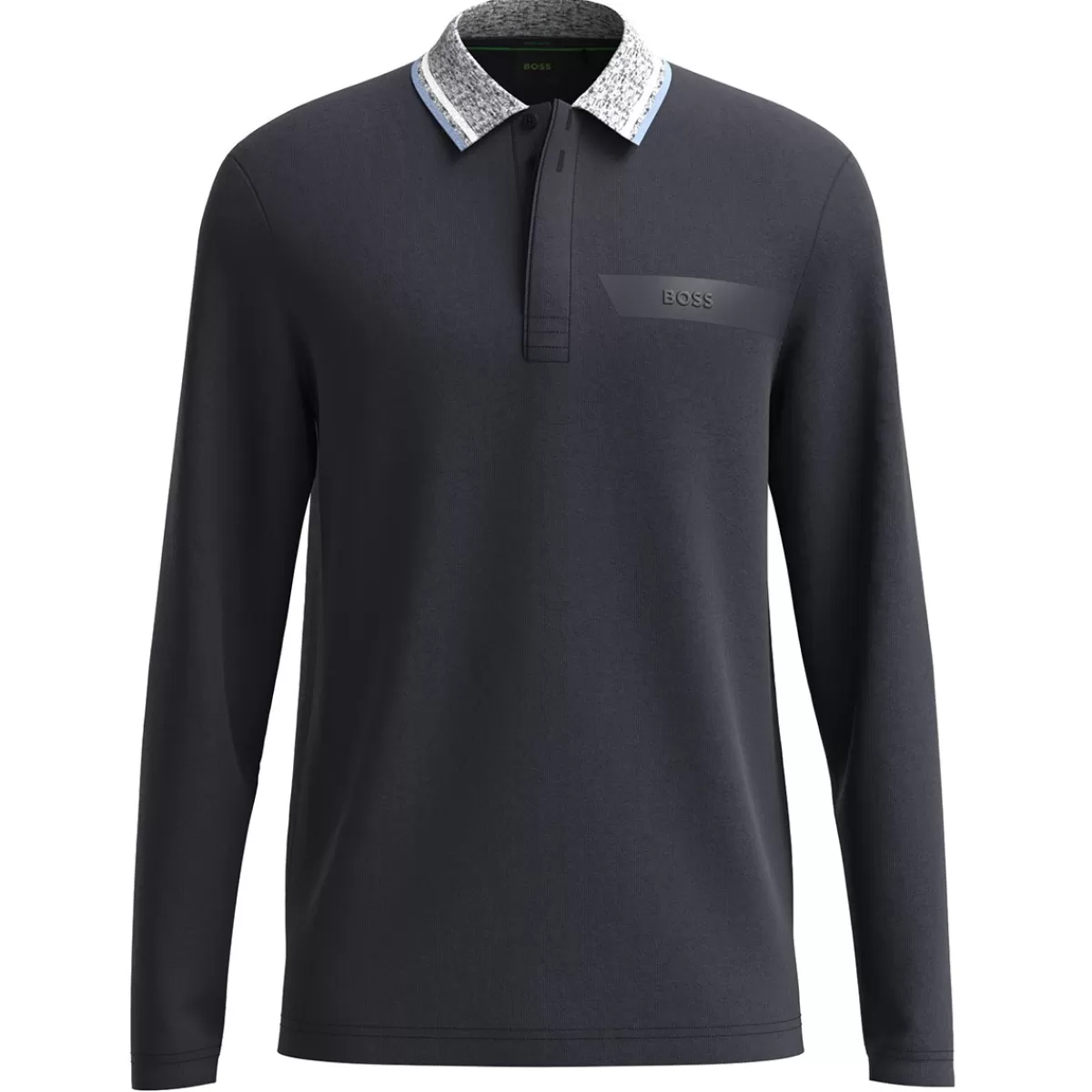 Hot Men's Plisy 1 Long Sleeve Golf Polo Shirt Men Men's Golf Polo Shirts