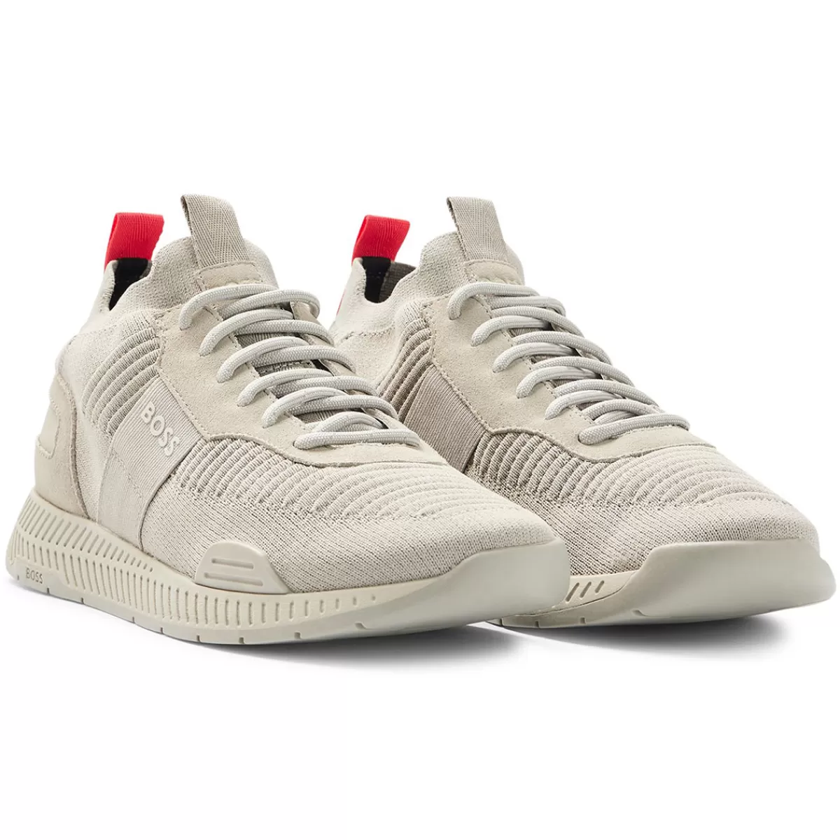 Online Hugo Boss Men's Titanium Running-Style Knsta Spikeless Golf Trainers