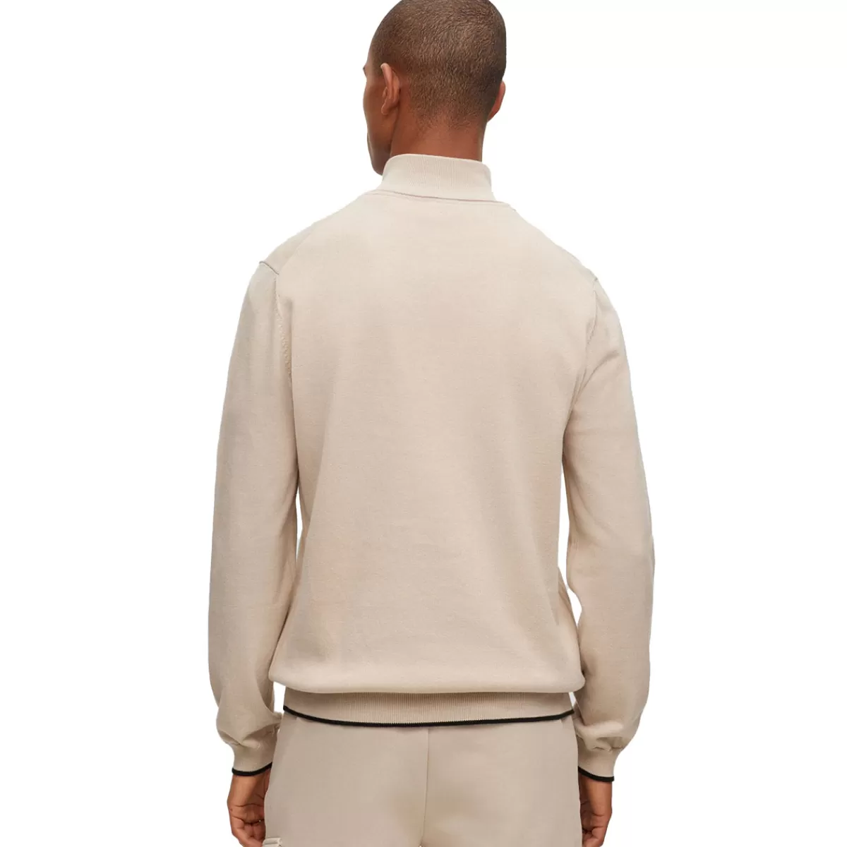 Cheap Men's Zallo Golf Quarter Zip Mid Layer Men Men's Golf Sweaters