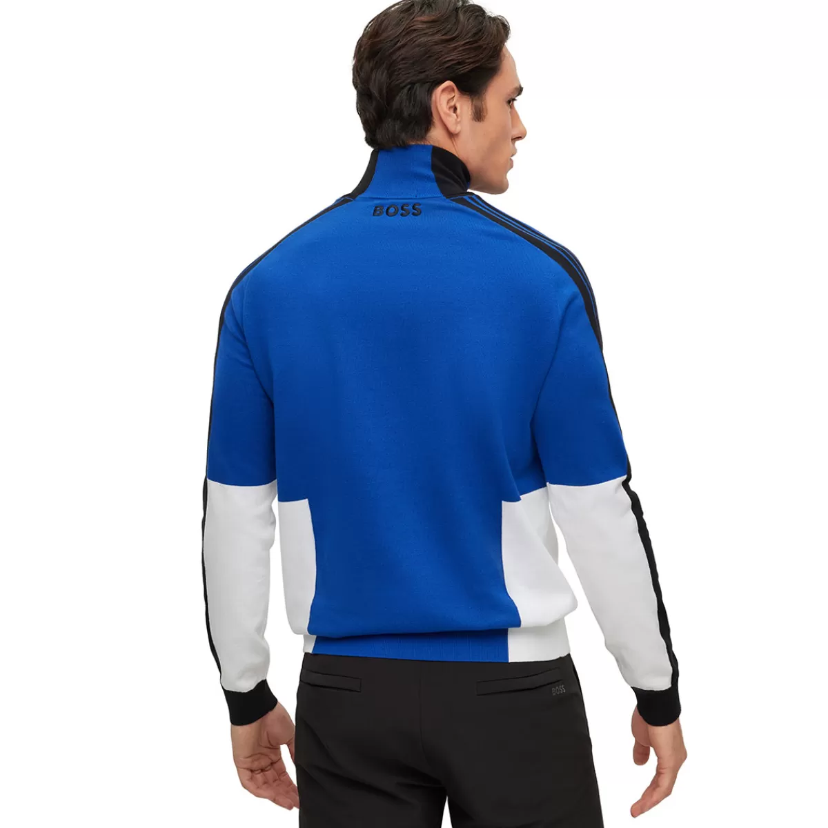 Clearance Men's Zolkar Half Zip Golf Mid Layer Men Men's Golf Sweaters