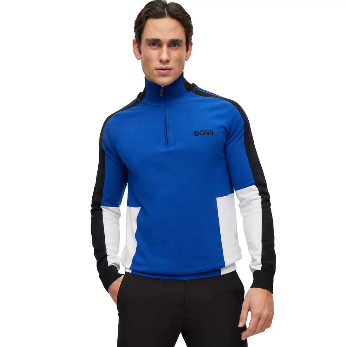 Best Sale Men's Zolkar Half Zip Golf Mid Layer Men Men's Golf Sweaters