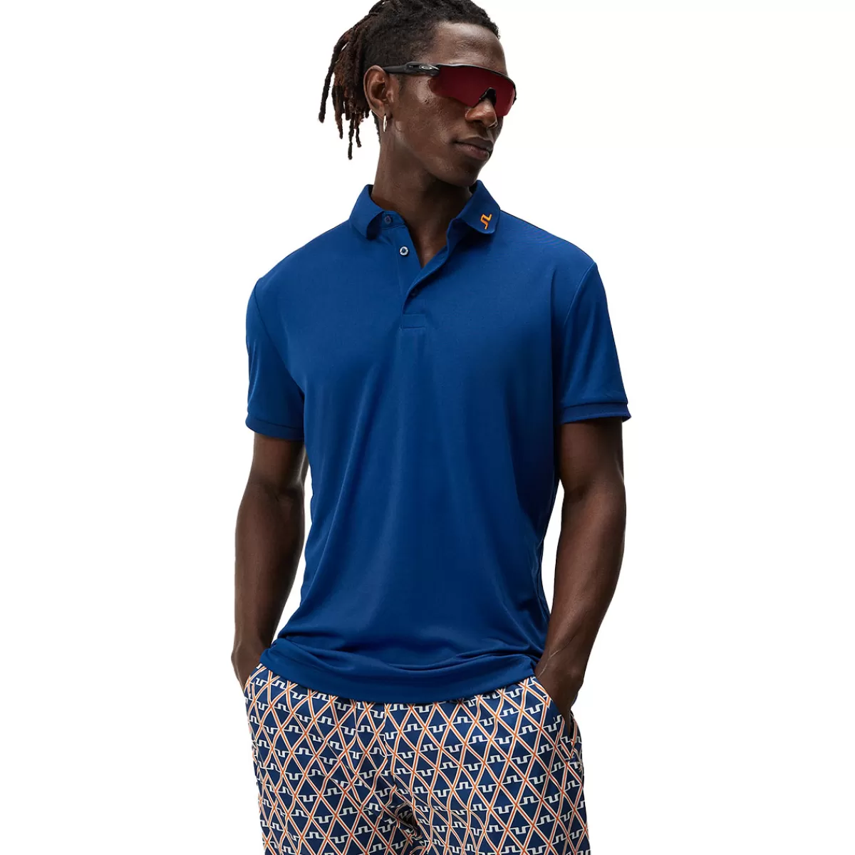 Discount J Lindeberg J.Lindeberg Kv Regular Fit Print Golf Polo Shirt