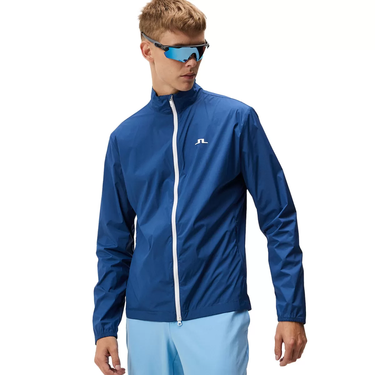 Clearance J.Lindeberg Men's Ash Light Packable Golf Jacket Men Men's Golf Jackets